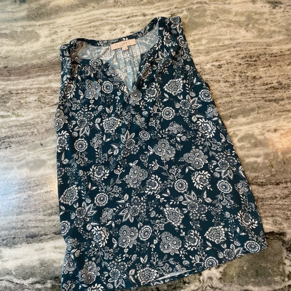 Ann Taylor LOFT Womens Sleeveless Blouse Size Small